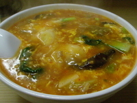 「五目唐子そば（四川麺） 800円」@萬来園の写真