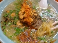 「八重山ラーメン（あん胆仕立レバーチャーシュー） 750円」@がんこや かるがんラーメン つくば店の写真