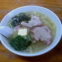 「塩バターワンタン」@手打ちラーメン いまの家の写真