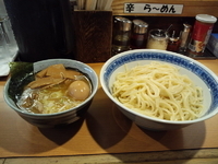 「メンマつけめん（中盛）+味玉」@中華そば みとやの写真