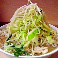 「小ラーメン（ニンニクアブラ）」@ラーメン二郎 京成大久保店の写真