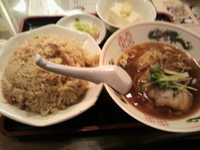 「チャーハンセット」@ラーメン王の写真