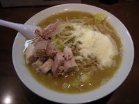 「ミソガンジャラーメン（冬季限定）+チーズ」@UNDER GROUND RAMENの写真