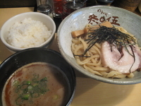 「つけめん参○伍[880円]+ライス[150円]」@めんや 参○伍の写真