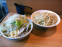 「小つけ麺（850円）」@ラーメン二郎 八王子野猿街道店2の写真