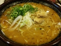 「極醸酒味噌ラーメン」@新潟進化系ラーメン 俺たち越後や! 新宿御苑店の写真