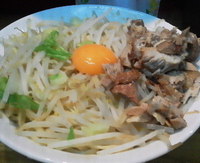 「油そば 800円」@ラーメン髭の写真