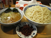 「辛つけめん￥750 大盛500g￥100」@中華そば みとやの写真