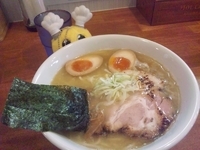 「塩ラーメン+味玉」@自家製麺 ラーメン慶の写真