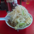 ラーメン（普通盛）+野菜増し増し+ニンニク