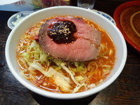 「トマトそば ローストビーフ 麺大盛」@ぐるまん野州男の写真