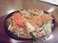 「焼きラーメン」@博多屋台上がり からくさやの写真