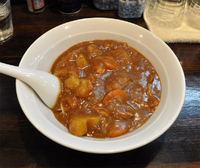 「カレー麺（牡蠣）780円」@麺工房HIRAMAの写真