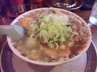 「ラーメン（生卵）ネギ多目」@尾張ラーメン 第一旭 錦店の写真