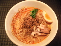 「【 バリ男 】 男の坦々麺 （ハーフサイズ）」@新!東京らーめんチャンピオンの写真