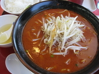 「大辛カレーラーメン」@くるまやラーメン 奥戸店の写真