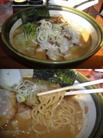 「『中濃にぼし麺+チャーシュー（￥750+300）』」@大八車の写真