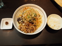 「八丁まぜそば+詰め放題ライス」@麺の坊 晴ればれの写真