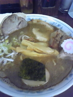 「中華そば650円+半肉150円+つけめんセット180円」@次念序の写真