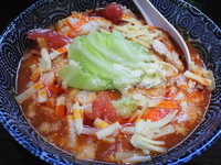 「【限定】チーズトマトらーめん（850円）」@らーめん しおの風 INさいたまの写真