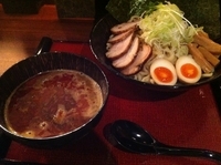 「豚骨の辛口どろつけ麺大盛り+全部乗せ」@麺屋神のしずくの写真