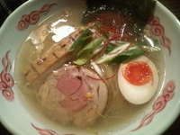 「鶏そば大盛」@麺・DINING 毘沙門天の写真