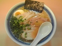 「塩とんこつラーメン 大盛」@八作の写真