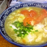 「トマトラーメン」@東京らぁめん 青龍の写真
