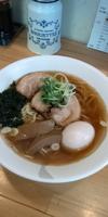 「正油らーめん（油ナシ）+煮玉子」@ボニート・ボニートの写真