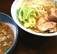 「塩つけめん800円麺少なめ-50円、かため」@らーめん陸の写真