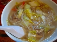 「タンメン」@半チャンラーメン あかしやの写真