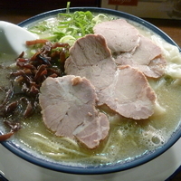 「わんたんめん（850）」@博多ラーメン しばらく 日本橋店の写真