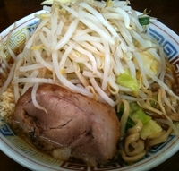 「ミニラーメン600円ニンニクチョット」@ラーメン二郎 めじろ台法政大学前店の写真