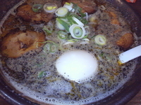 「サムライ味噌ラーメン（750円）+炙りチャーシュー（300円）+」@燃えよ!ヒバゴンの写真