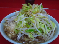 「小ラーメン 650円（ヤサイ・ニンニク・カラメ）」@ラーメン二郎 中山駅前店の写真