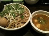 「鶏白湯つけ麺（800円）+味玉（100円）」@鶏そば 一瑳の写真