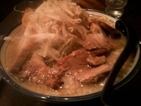 「ラーメン大W豚入り（ヤサイ増し、濃いめ、アブラ増し）」@G麺ふじもりの写真