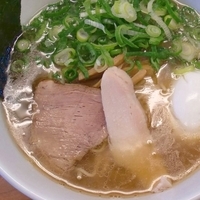 「味玉中華そば （並） + 九条ネギ」@福の神食堂の写真