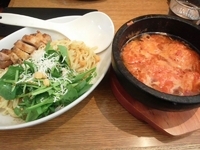 「まるごとトマトの石焼きつけ麺」@中村屋@WeST PArK CaFE kichijojiの写真