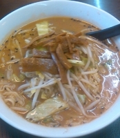 「みそらあめん+ジャンボギョウザ」@らあめんハウスの写真