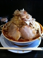 「辛みそラーメン（野菜マシ）」@ラーメン・つけ麺 笑福 道頓堀店の写真