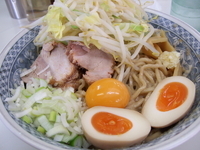 「油そば+野菜ニンニク」@ラーメン大 我孫子店の写真