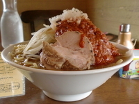 「オロチョンラーメン やさい多めヤクミ 550円」@にかいやの写真