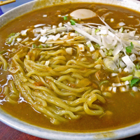 「カレー麺 ￥750 + 半ライスサービス」@二代目めん家 味味の写真