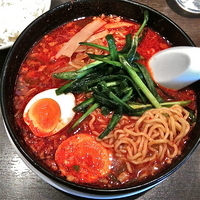 「旨辛麺（￥830）ライス中（ランチ無料）」@来来亭 相武台店の写真