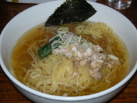 「自然洞ラーメン（白）大盛り」@自然洞 麺舗の写真