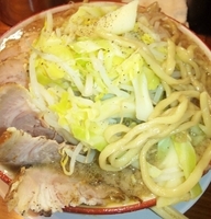 「らーめん750円+豚増し300円=1,050円」@らーめん バリ男 新橋本店の写真