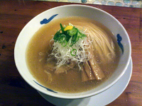 「柚子しおそば（850円）+焼き餃子（380円）」@麺や食堂 本店の写真