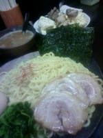 「特製つけ麺+大盛り+キャベチャー」@麺屋 だいすけの写真