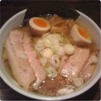 「塩ラーメン えび油（￥700）+味付玉子（￥100）+チャーシュ」@宗家一条流がんこラーメン 十八代目の写真